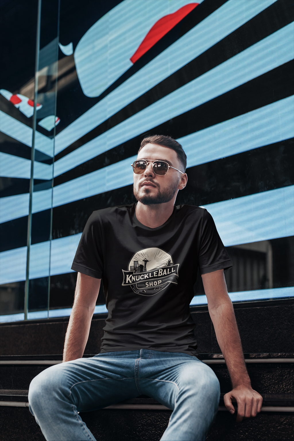 Knuckleball Shop Logo Tee