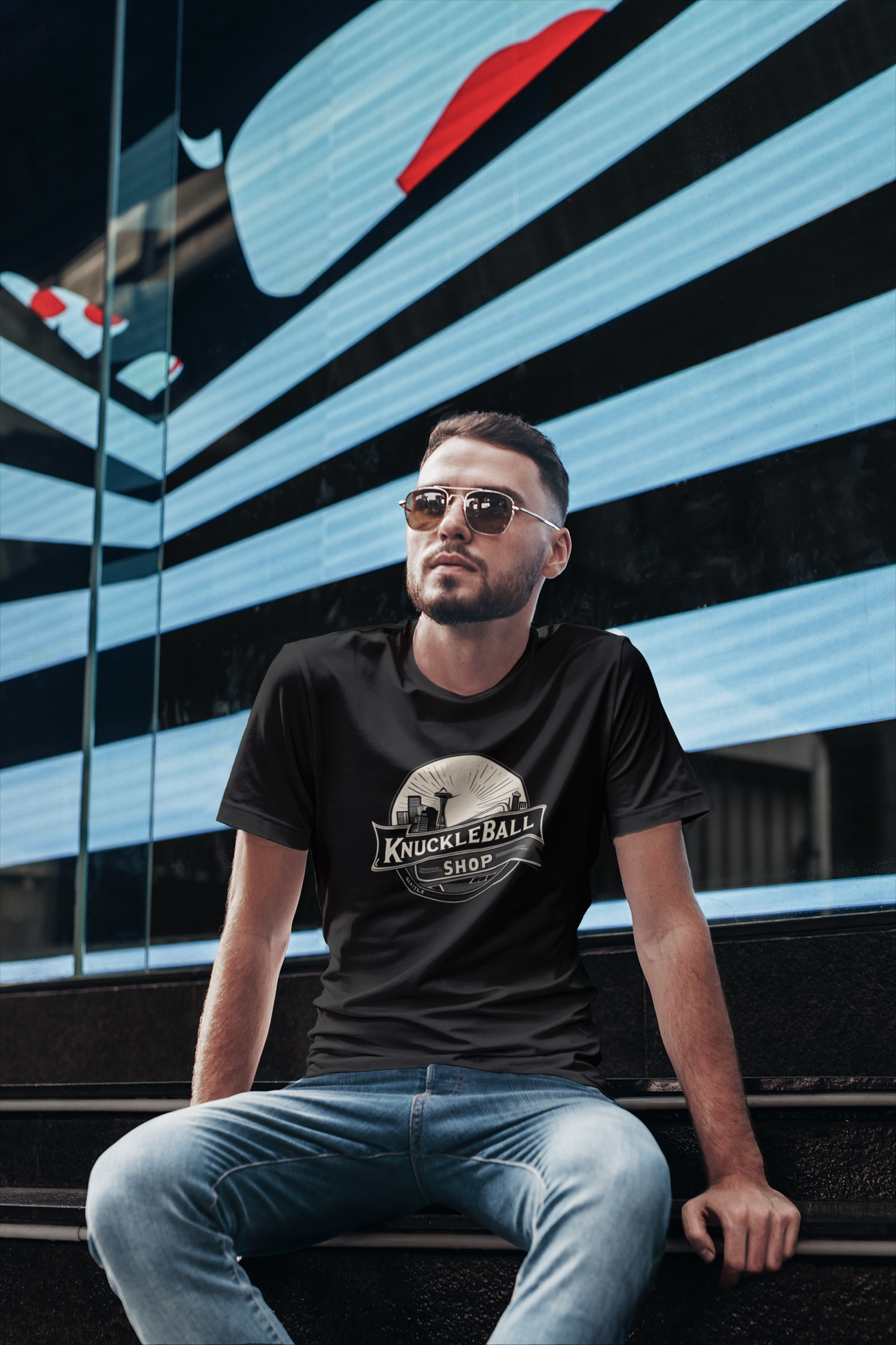 Knuckleball Shop Logo Tee